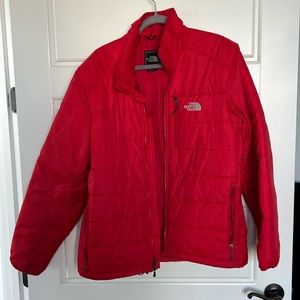 Red Men’s North Face Puffer Coat